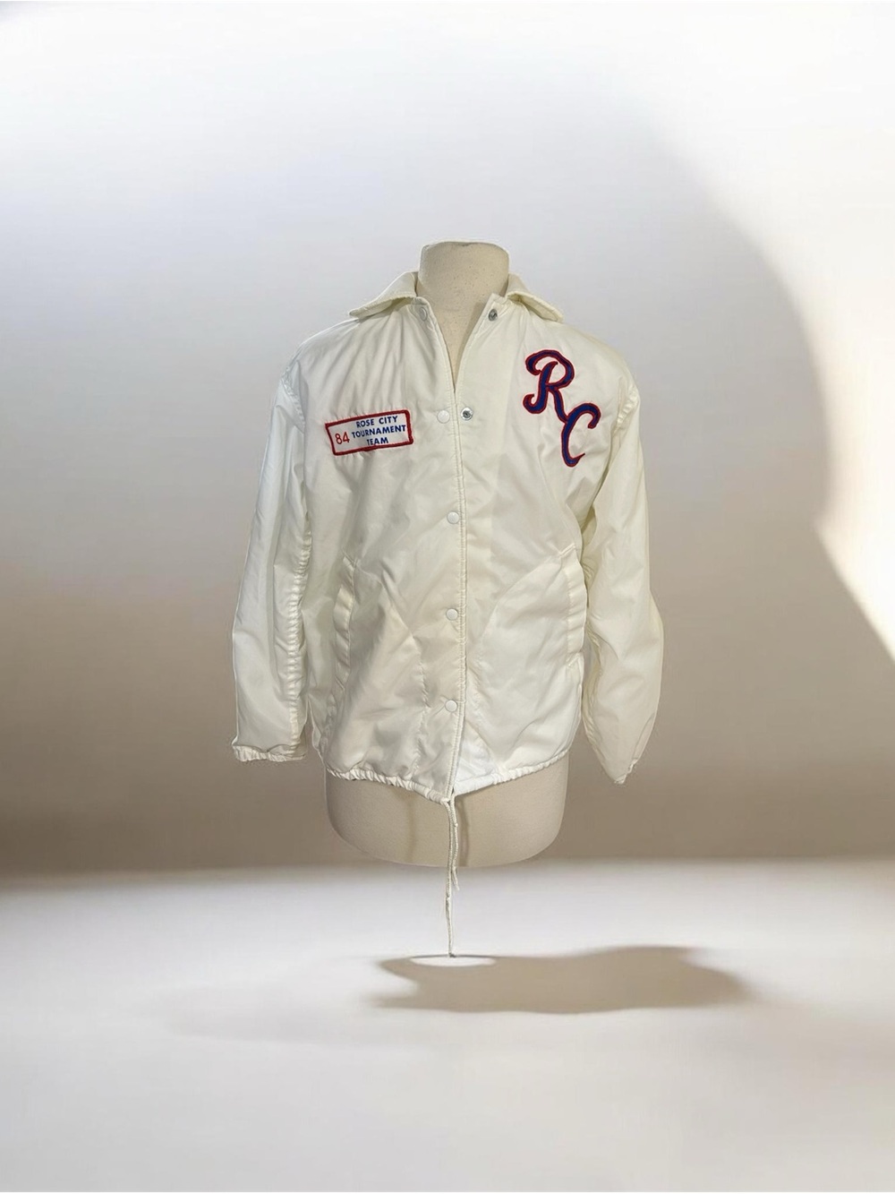 Vintage 1980’s Bomber Tournament Jacket Rose City Dutton Baseball Basketball 40”